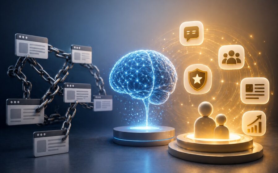 Al momento stai visualizzando Brand awareness e LLM: perché menzioni e autorevolezza contano più dei link