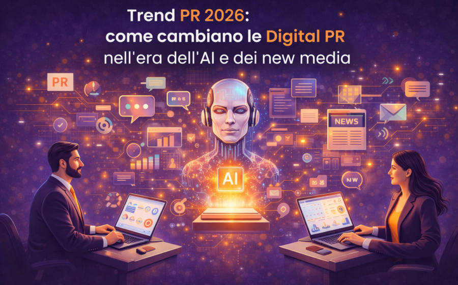 Al momento stai visualizzando Trend PR 2026: come cambiano le Digital PR nell’era dell’AI e dei new media